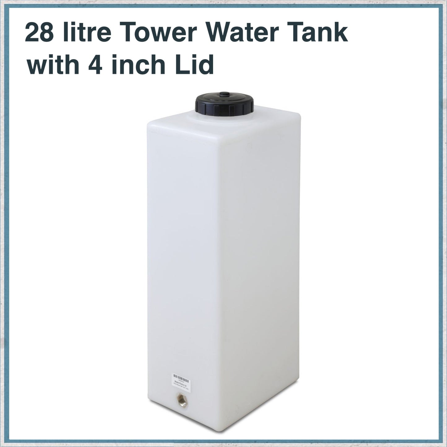 28 Litre Tower Water Tank For Camper Vans & Motorhomes-Camper Interiors