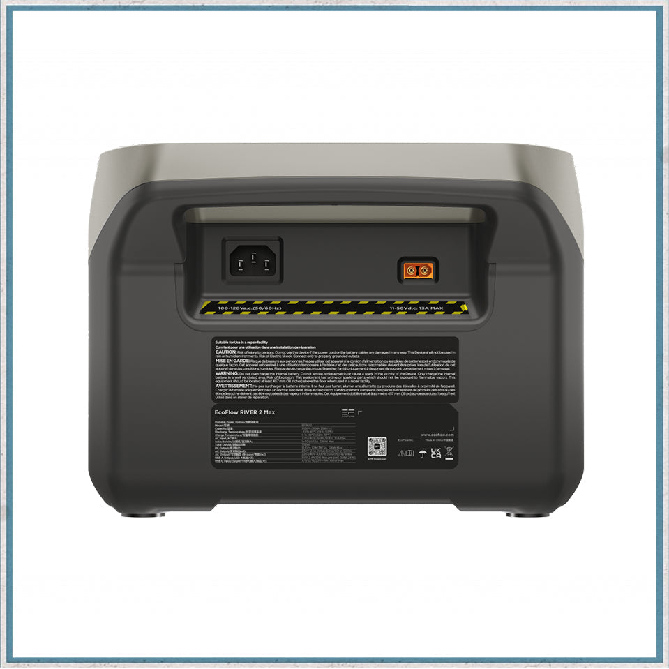 EcoFlow RIVER 2 MAX - Portable Power Bank - UK Spec.