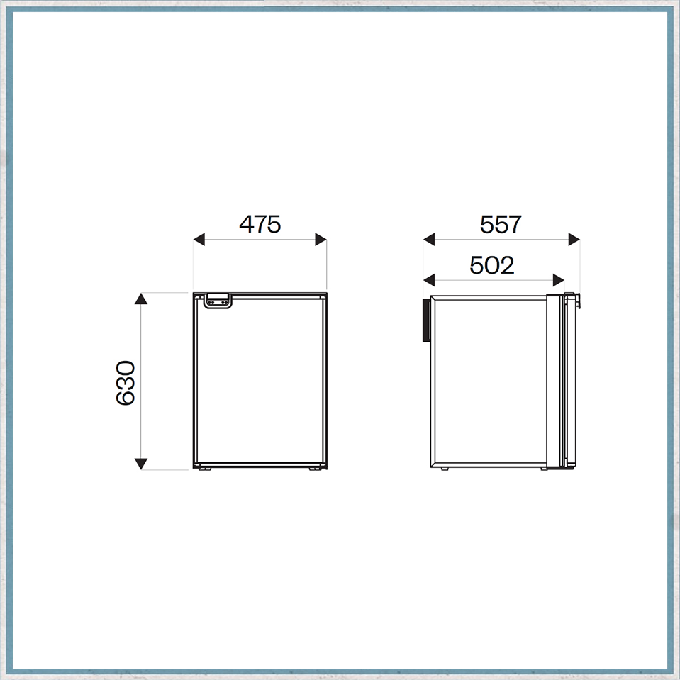Indel B CR85 Compressor Fridge 12/24V-Camper Interiors