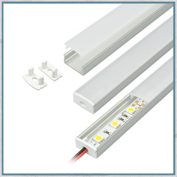 Low Profile LED Aluminium Lighting Channel Kit – Narrow Boat Interiors