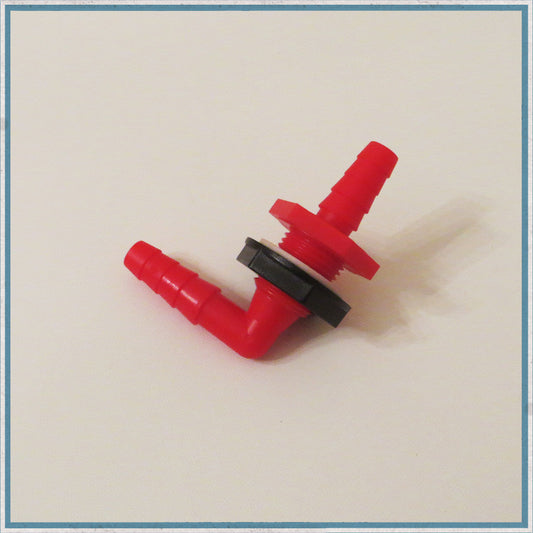 Elbow tank connector