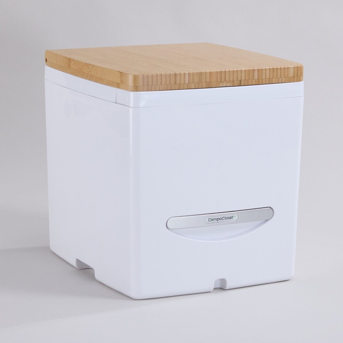 compocloset cuddy composting toilet with bamboo lid